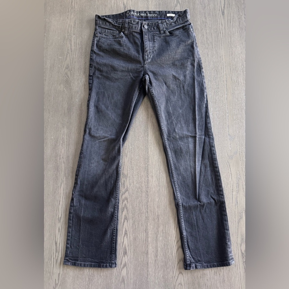 Calvin Klein Black Straight Jeans